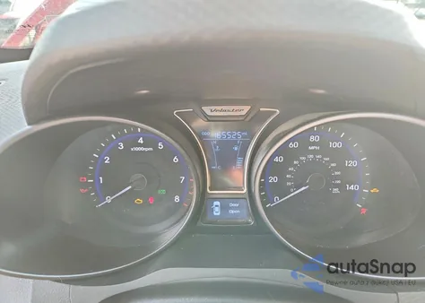 2015 Hyundai Veloster Turbo z USA, uszkodzony, nr VIN KMHTC6AE4FU216416